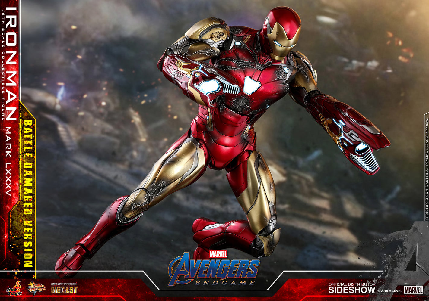 HOT TOYS - Iron Man Mark LXXXV (Battle Damaged Version) Special Edition  MMS543D33