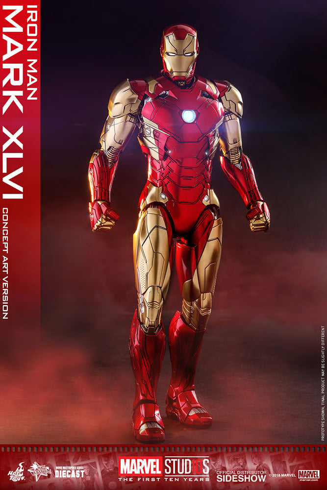HOT TOYS - Iron Man Mark XLVI Concept Art Version - DIECAST  MMS489D25