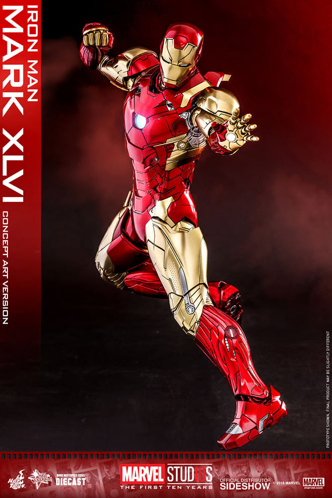 HOT TOYS - Iron Man Mark XLVI Concept Art Version - DIECAST  MMS489D25