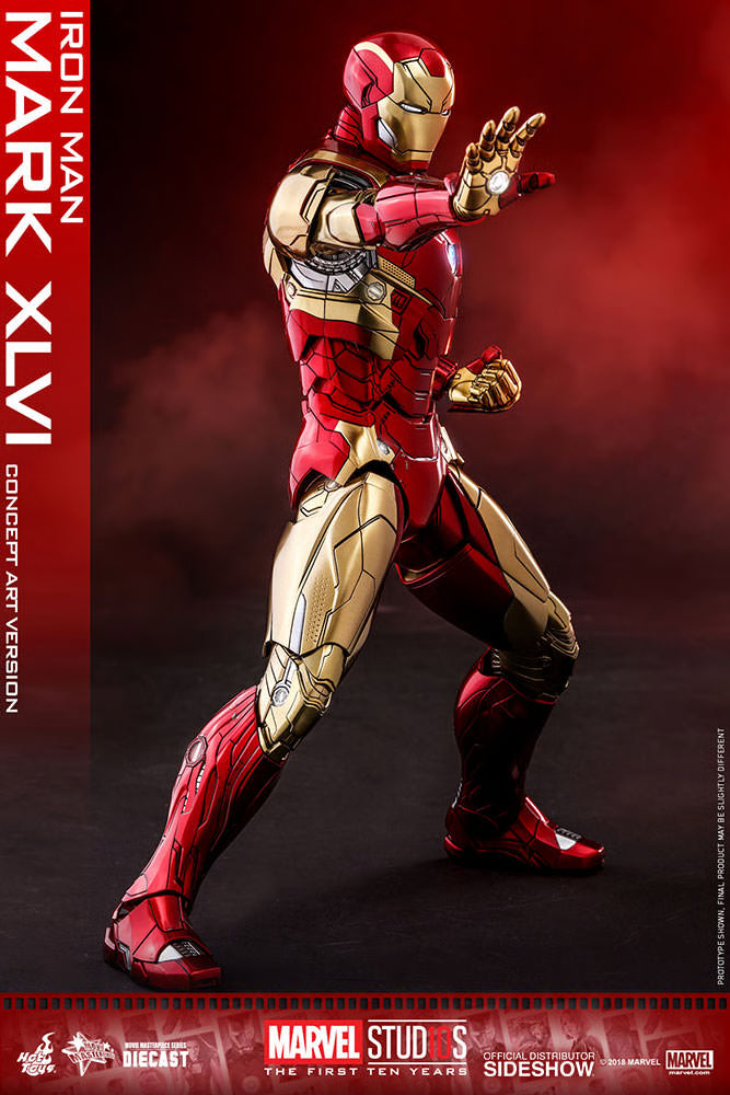 HOT TOYS - Iron Man Mark XLVI Concept Art Version - DIECAST  MMS489D25