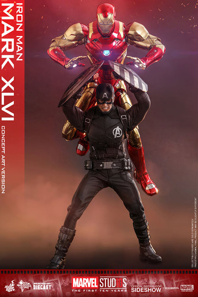 HOT TOYS - Iron Man Mark XLVI Concept Art Version - DIECAST  MMS489D25