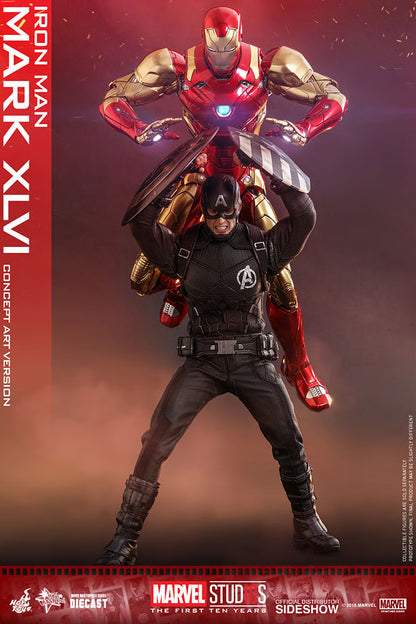 HOT TOYS - Iron Man Mark XLVI Concept Art Version - DIECAST  MMS489D25