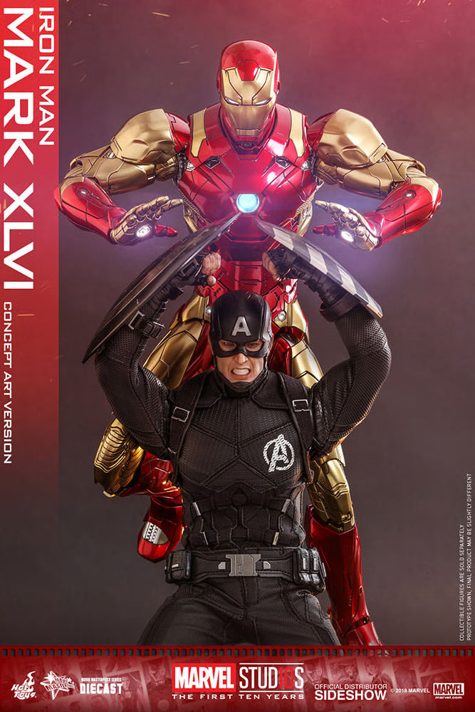 HOT TOYS - Iron Man Mark XLVI Concept Art Version - DIECAST  MMS489D25