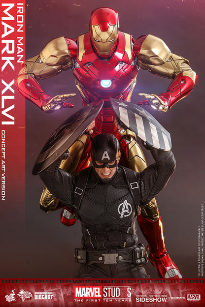 HOT TOYS - Iron Man Mark XLVI Concept Art Version - DIECAST  MMS489D25