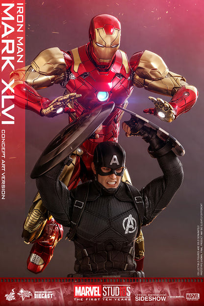 HOT TOYS - Iron Man Mark XLVI Concept Art Version - DIECAST  MMS489D25