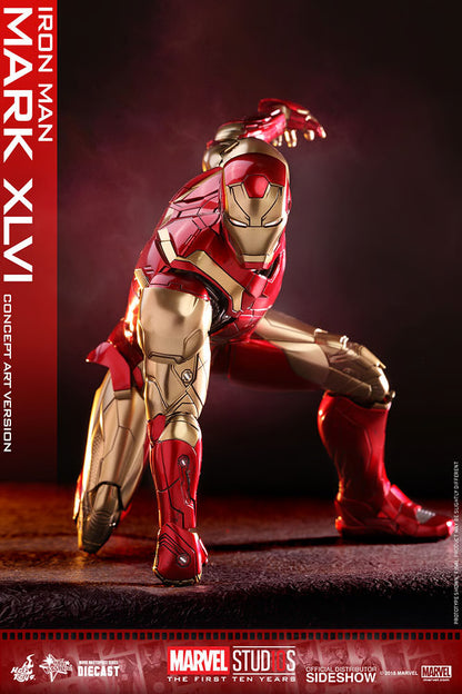 HOT TOYS - Iron Man Mark XLVI Concept Art Version - DIECAST  MMS489D25