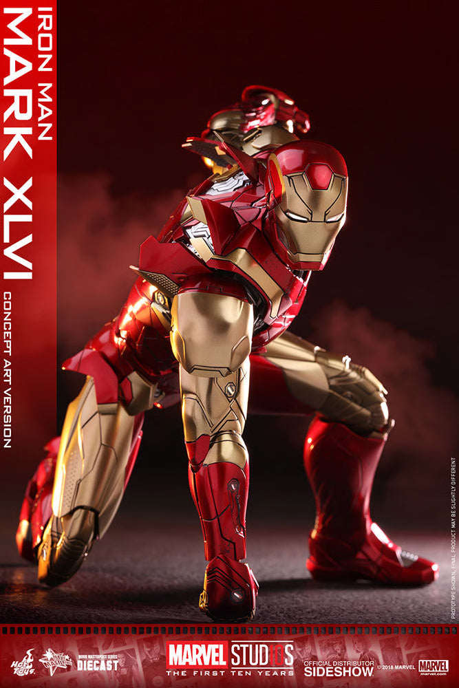 HOT TOYS - Iron Man Mark XLVI Concept Art Version - DIECAST  MMS489D25