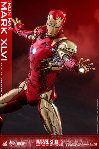 HOT TOYS - Iron Man Mark XLVI Concept Art Version - DIECAST  MMS489D25