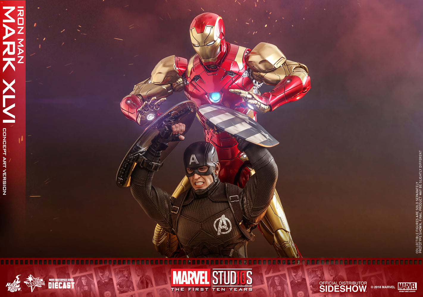 HOT TOYS - Iron Man Mark XLVI Concept Art Version - DIECAST  MMS489D25