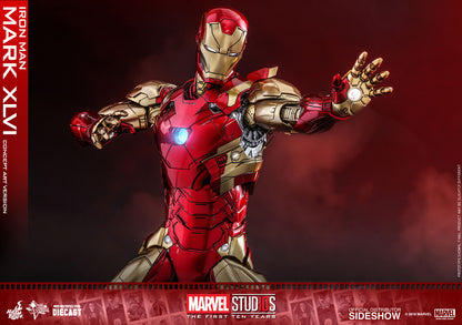 HOT TOYS - Iron Man Mark XLVI Concept Art Version - DIECAST  MMS489D25