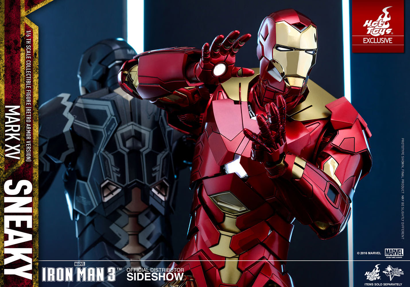 HOT TOYS - Iron Man Mark XV - Sneaky Retro Armor Version  MMS396