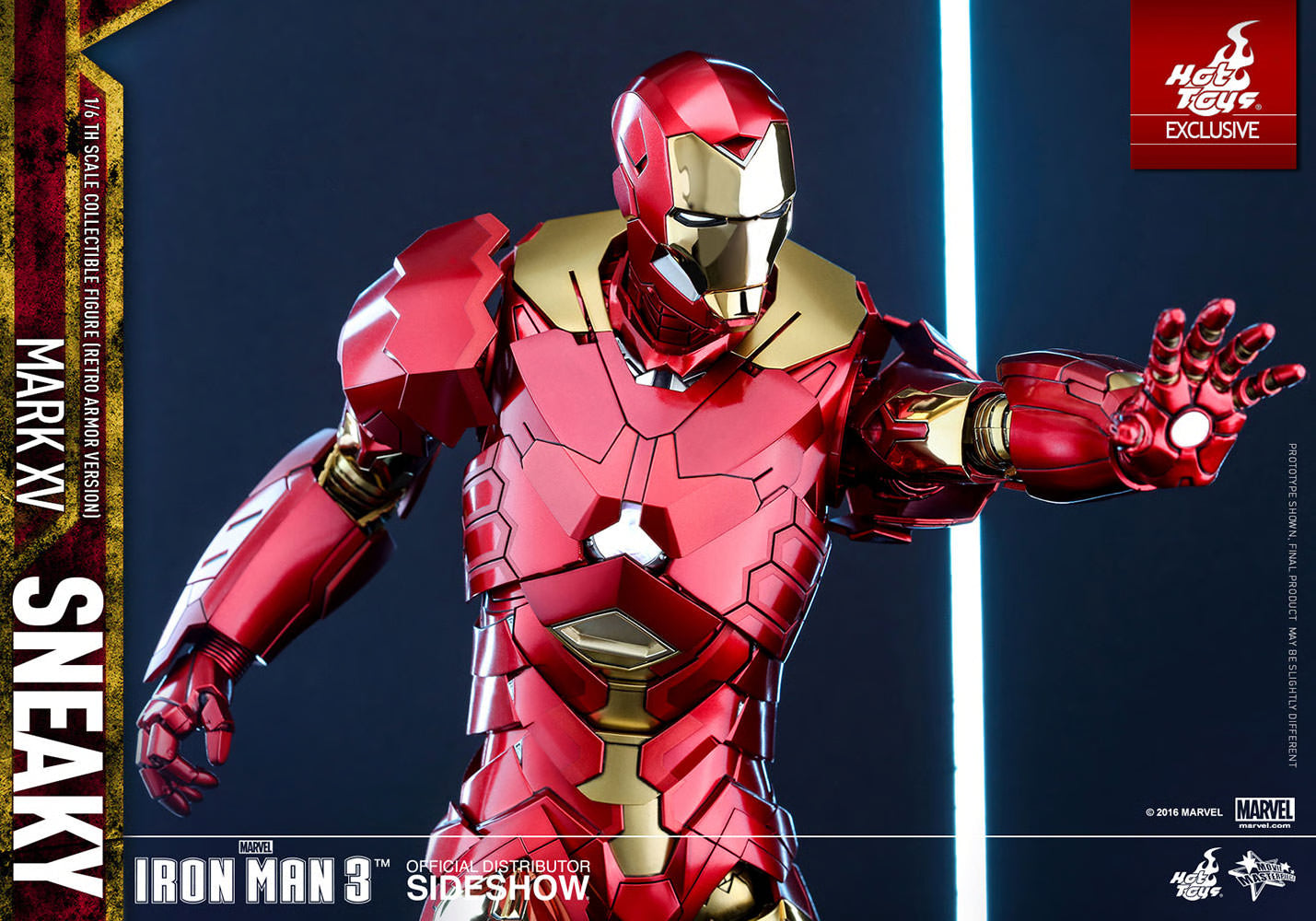 HOT TOYS - Iron Man Mark XV - Sneaky Retro Armor Version  MMS396