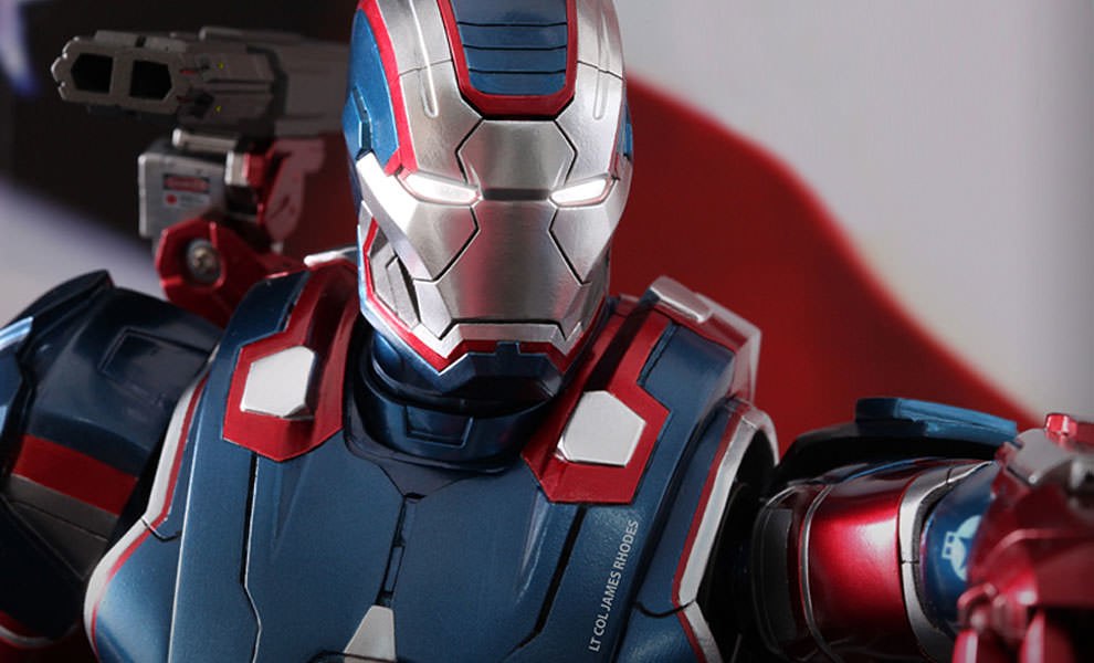 HOT TOYS - Iron Patriot DIECAST  - Sixth Scale Figure MMS195-D01