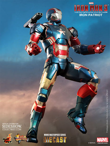HOT TOYS - Iron Patriot DIECAST  - Sixth Scale Figure MMS195-D01