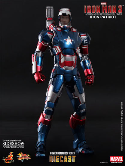HOT TOYS - Iron Patriot DIECAST  - Sixth Scale Figure MMS195-D01