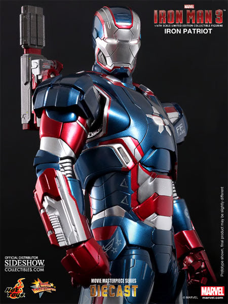 HOT TOYS - Iron Patriot DIECAST  - Sixth Scale Figure MMS195-D01