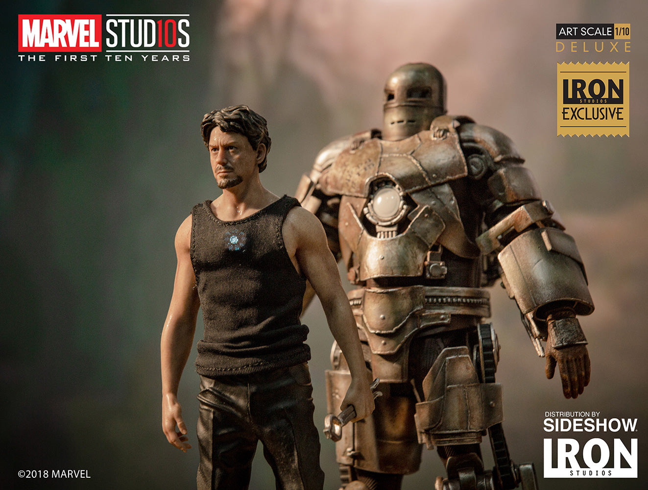 IRON STUDIO - Marvel - Comics Tony Stark & Iron Man I EXCLUSIVE 1:10 Statue