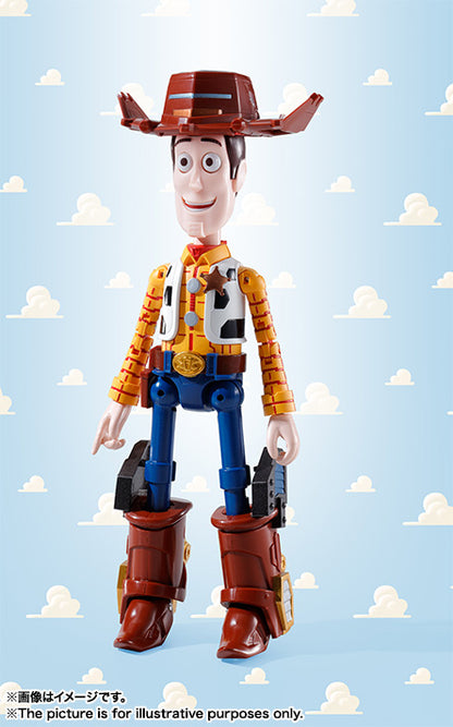 BANDAI TAMASHII - Chogokin Toy Story Super combinEd Woody Lobo Sheriff Star