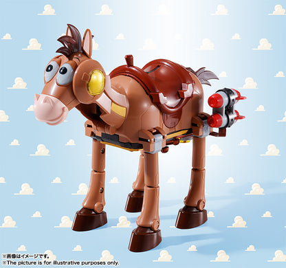 BANDAI TAMASHII - Chogokin Toy Story Super combinEd Woody Lobo Sheriff Star