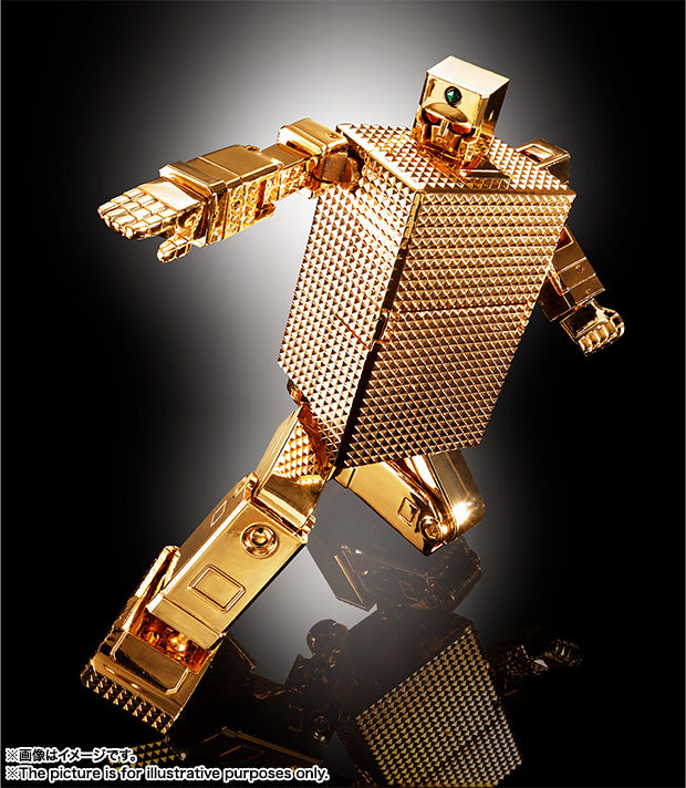 BANDAI - Soul of Chogokin - GX-35G24 Gold Lightan 24 Gold Plating Finish