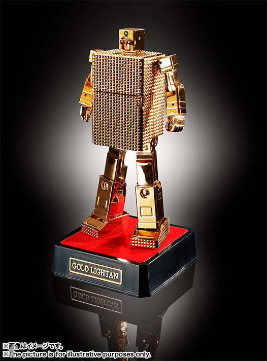 BANDAI - Soul of Chogokin - GX-35G24 Gold Lightan 24 Gold Plating Finish