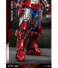 HOT TOYS - Marvel - Iron Man 2 - Tony Stark Mark V Suit Up Ver DeLuxe 1:6 Action Doll MMS6007