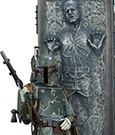 SIDESHOW - Star Wars Premium Format Statue Boba Fett and Han Solo in Carbonite