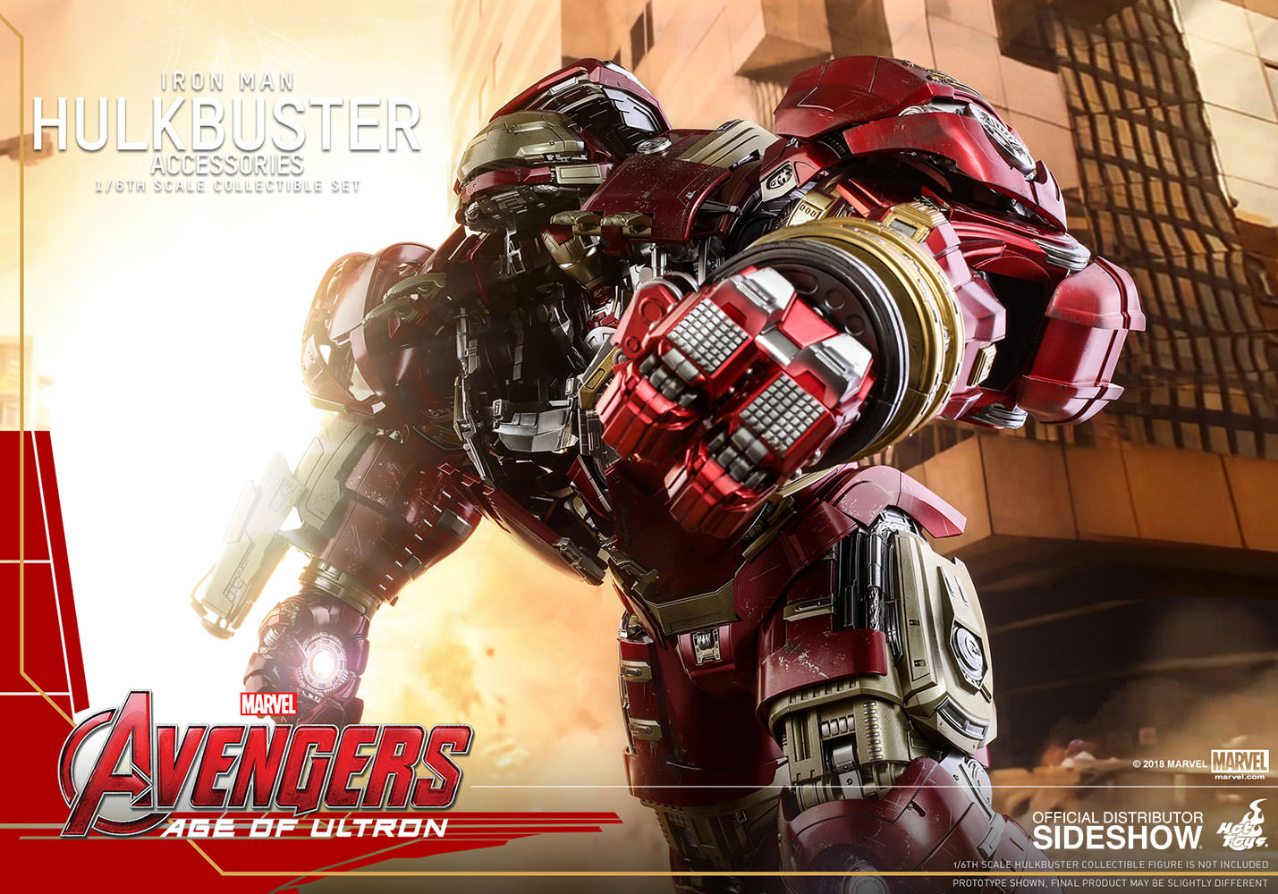 HOT TOYS - Marvel - Avengers Age of Ultron - Hulkbuster Accessories Set