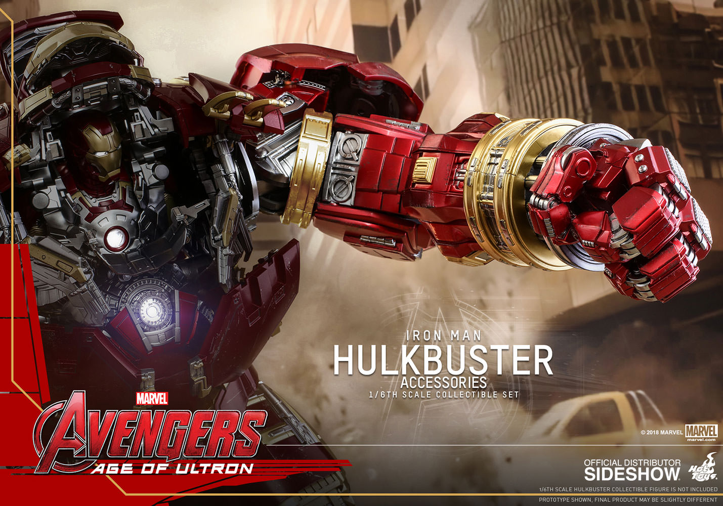 HOT TOYS - Marvel - Avengers Age of Ultron - Hulkbuster Accessories Set