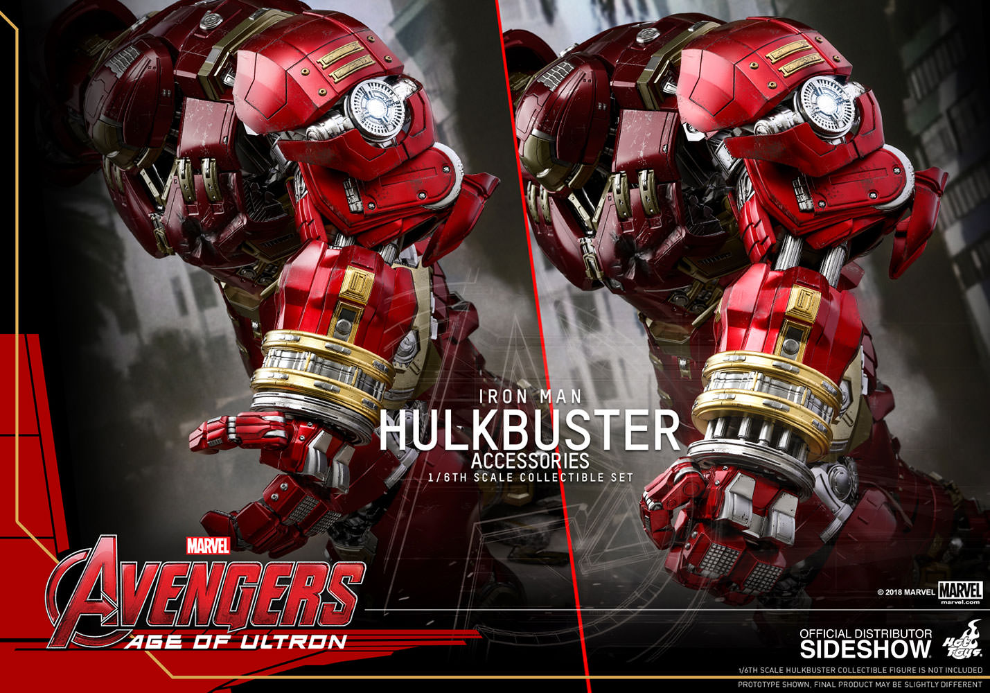 HOT TOYS - Marvel - Avengers Age of Ultron - Hulkbuster Accessories Set