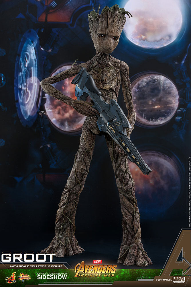 HOT TOYS - Marvel - Avengers Infinity War - Groot - Movie Masterpiece 1:6 Action Doll