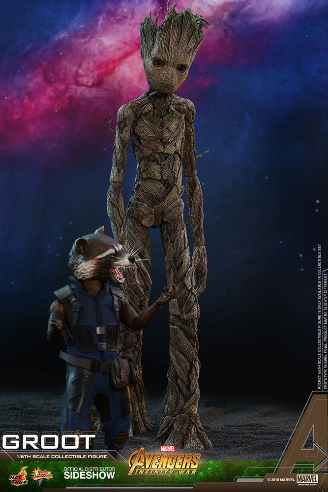 HOT TOYS - Marvel - Avengers Infinity War - Groot - Movie Masterpiece 1:6 Action Doll