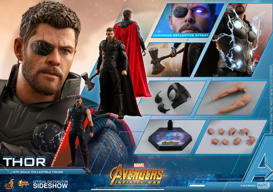 HOT TOYS - Marvel - Avengers Infinity War - Thor - Movie Masterpiece 1:6 Action Doll