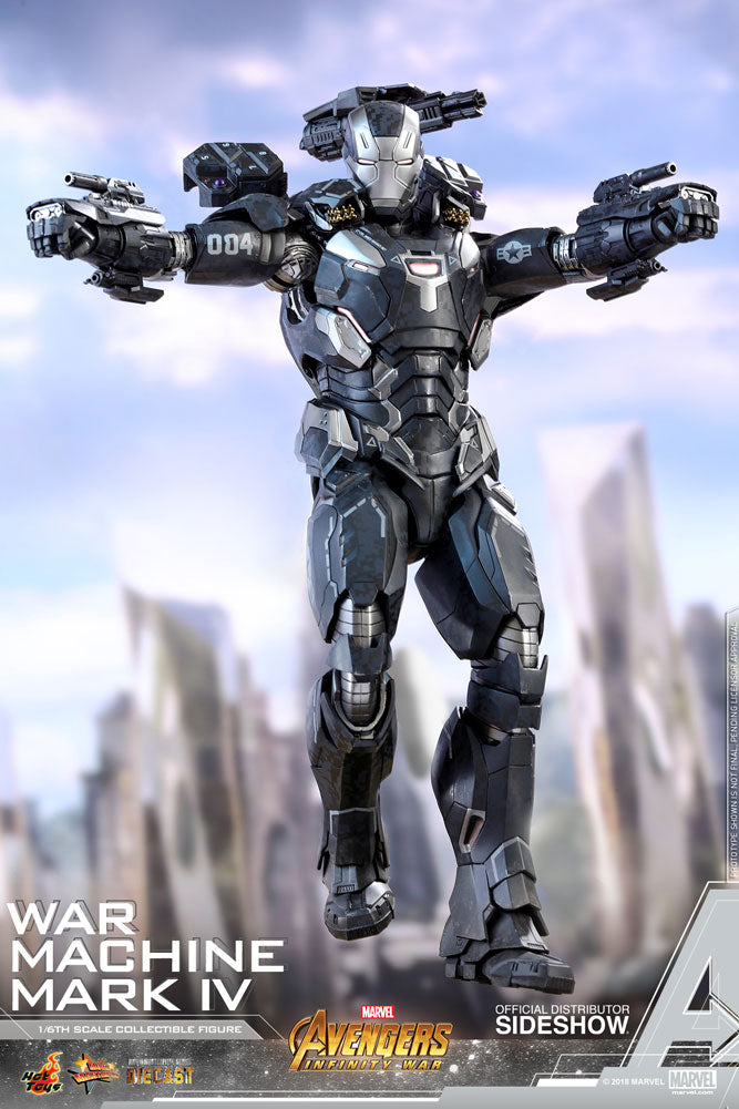 HOT TOYS - Marvel - Avengers Infinity War - War Machine Mark IV (Special Edition) - Die Cast Movie Masterpiece 1:6 Action Doll MMS499 - D26