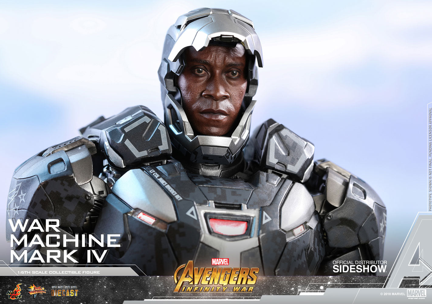 HOT TOYS - Marvel - Avengers Infinity War - War Machine Mark IV (Special Edition) - Die Cast Movie Masterpiece 1:6 Action Doll MMS499 - D26