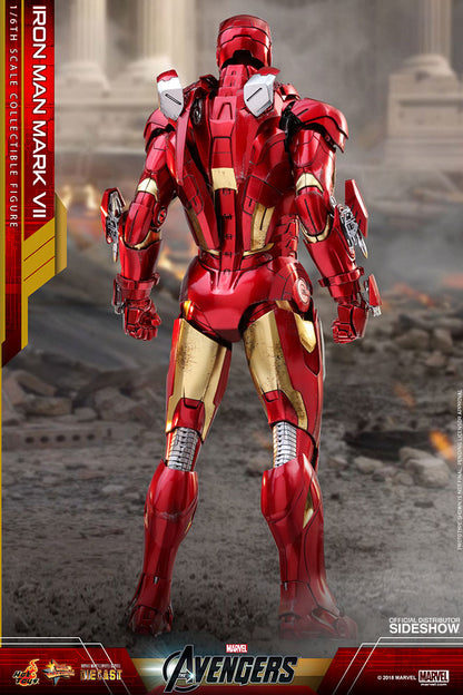 HOT TOYS - Marvel - Avengers - Iron Man Mark VII - Die Cast Movie Masterpiece 1:6 Action Doll MMS500-D27