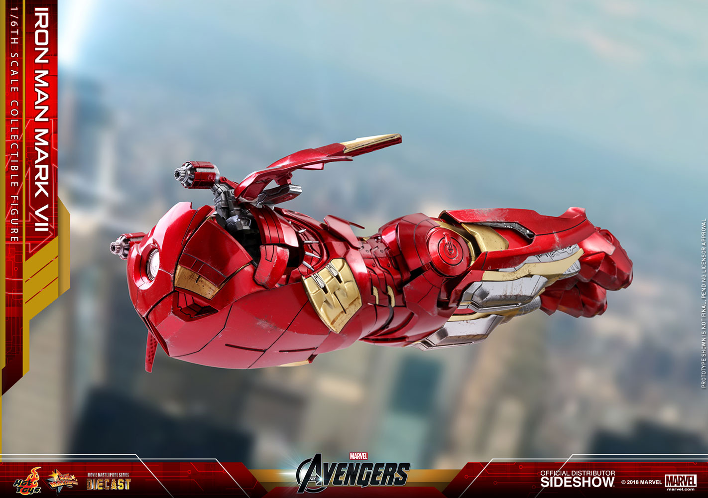 HOT TOYS - Marvel - Avengers - Iron Man Mark VII - Die Cast Movie Masterpiece 1:6 Action Doll MMS500-D27