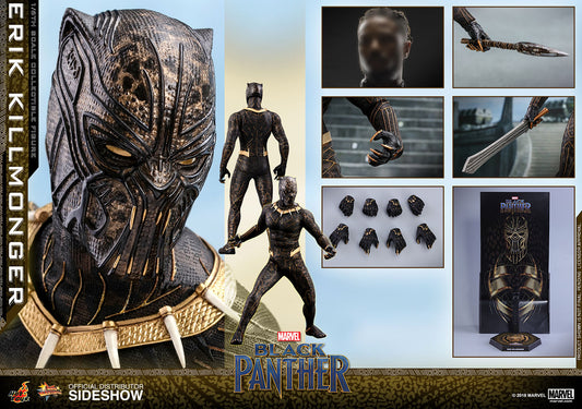 HOT TOYS - Marvel  Black Panther - Erik Killmonger - Movie Masterpiece 1:6  MMS471