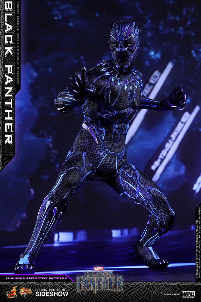 HOT TOYS - Marvel - Black Panther - Black Panther - Movie Masterpiece 1:6 Action Doll