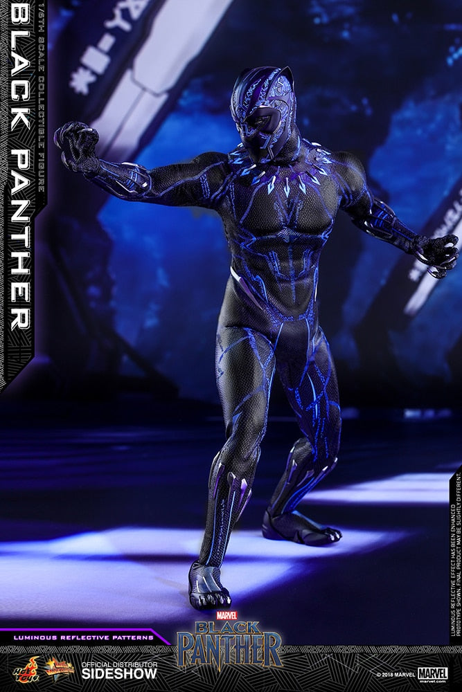 HOT TOYS - Marvel - Black Panther - Black Panther - Movie Masterpiece 1:6 Action Doll