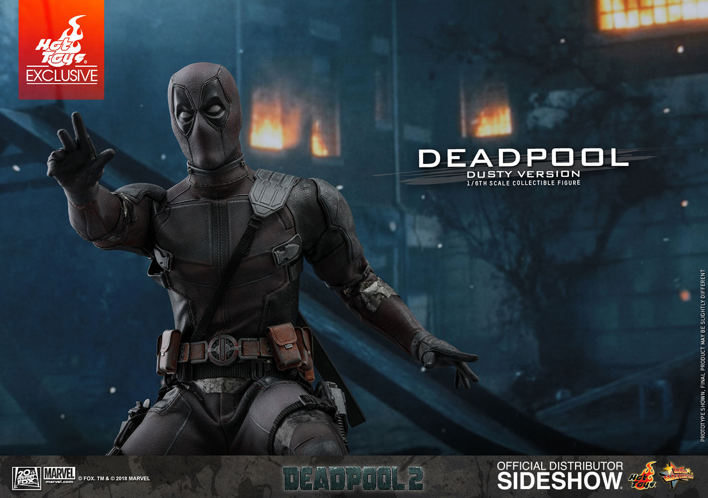 HOT TOYS - Marvel - Deadpool 2 - Deadpool (Dusty Ver) - Movie Masterpiece 1:6 Action Doll