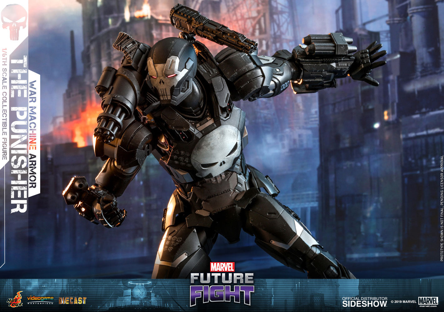 HOT TOYS - Marvel - Future Fight The Punisher (War Machine Armor) - DIECAST Video Game Masterpiece Series