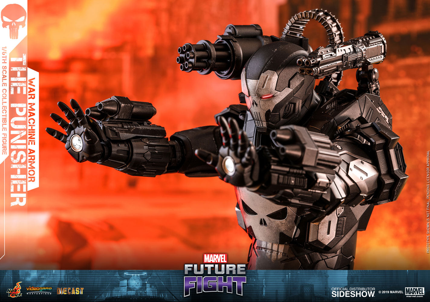 HOT TOYS - Marvel - Future Fight The Punisher (War Machine Armor) - DIECAST Video Game Masterpiece Series