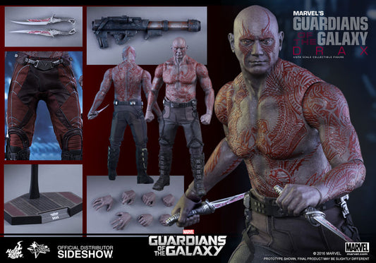 HOT TOYS - Marvel - Guardian of The Galaxy - Drax - Movie Masterpiece 1:6 Action Doll