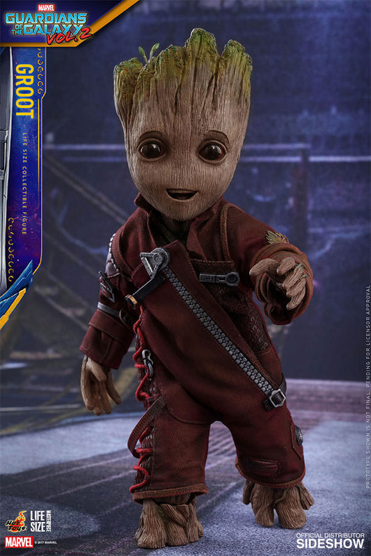 HOT TOYS - Marvel - Guardian of The Galaxy Vol. 2 - Groot (Life Size Figure) - Movie Masterpiece 1:6 Action Doll