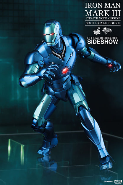 HOT TOYS - Marvel - Iron Man - Iron Man Mark III (Stealth Mode Ver) - Die Cast Movie Masterpiece 1:6 Action Doll MMS314 - D12