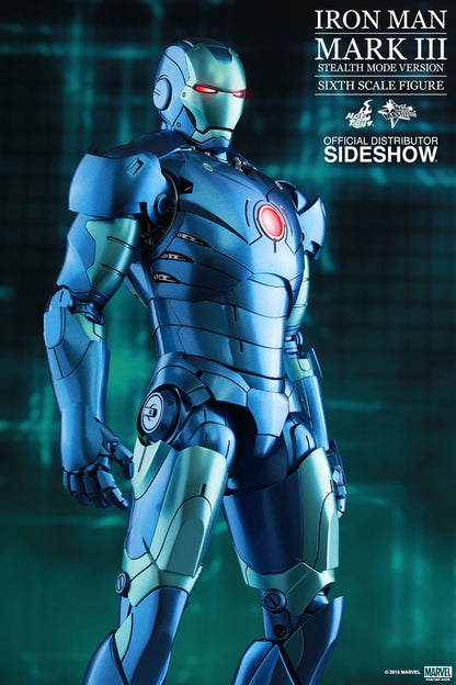 HOT TOYS - Marvel - Iron Man - Iron Man Mark III (Stealth Mode Ver) - Die Cast Movie Masterpiece 1:6 Action Doll MMS314 - D12