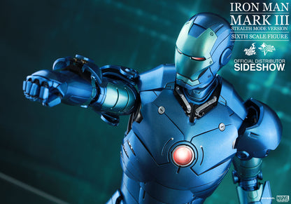 HOT TOYS - Marvel - Iron Man - Iron Man Mark III (Stealth Mode Ver) - Die Cast Movie Masterpiece 1:6 Action Doll MMS314 - D12