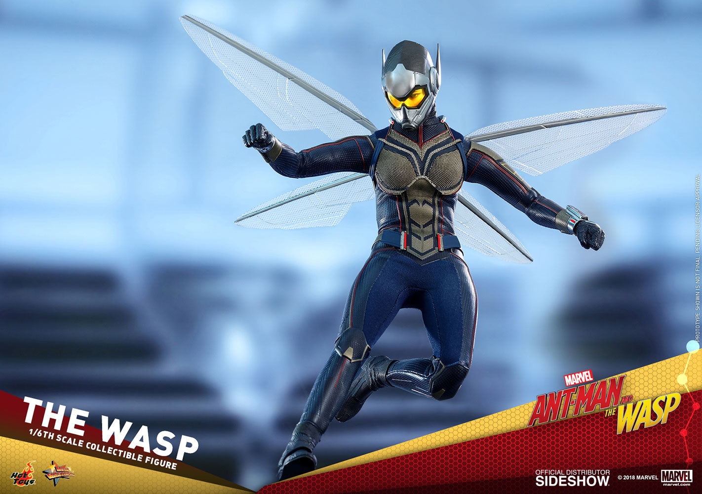 HOT TOYS - Marvel - Ant-Man and The Wasp - Wasp - Movie Masterpiece 1:6 Action Doll