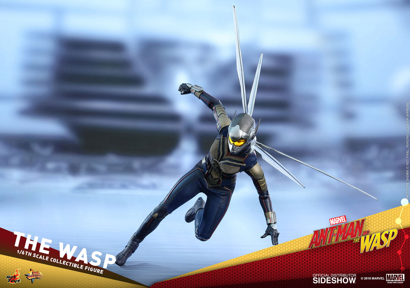 HOT TOYS - Marvel - Ant-Man and The Wasp - Wasp - Movie Masterpiece 1:6 Action Doll